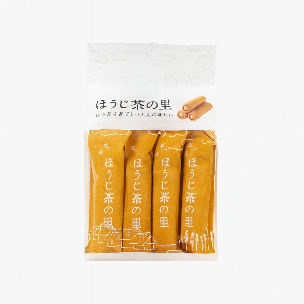 Hoshino Seichaen Rich Hojicha Cream Rolls 10 pcs - Excellent