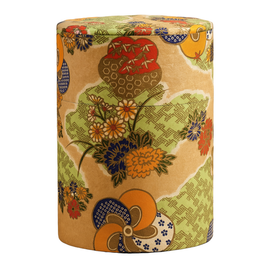Japanese Tea Tin - Kotodo Golden Crane Tin (200g)