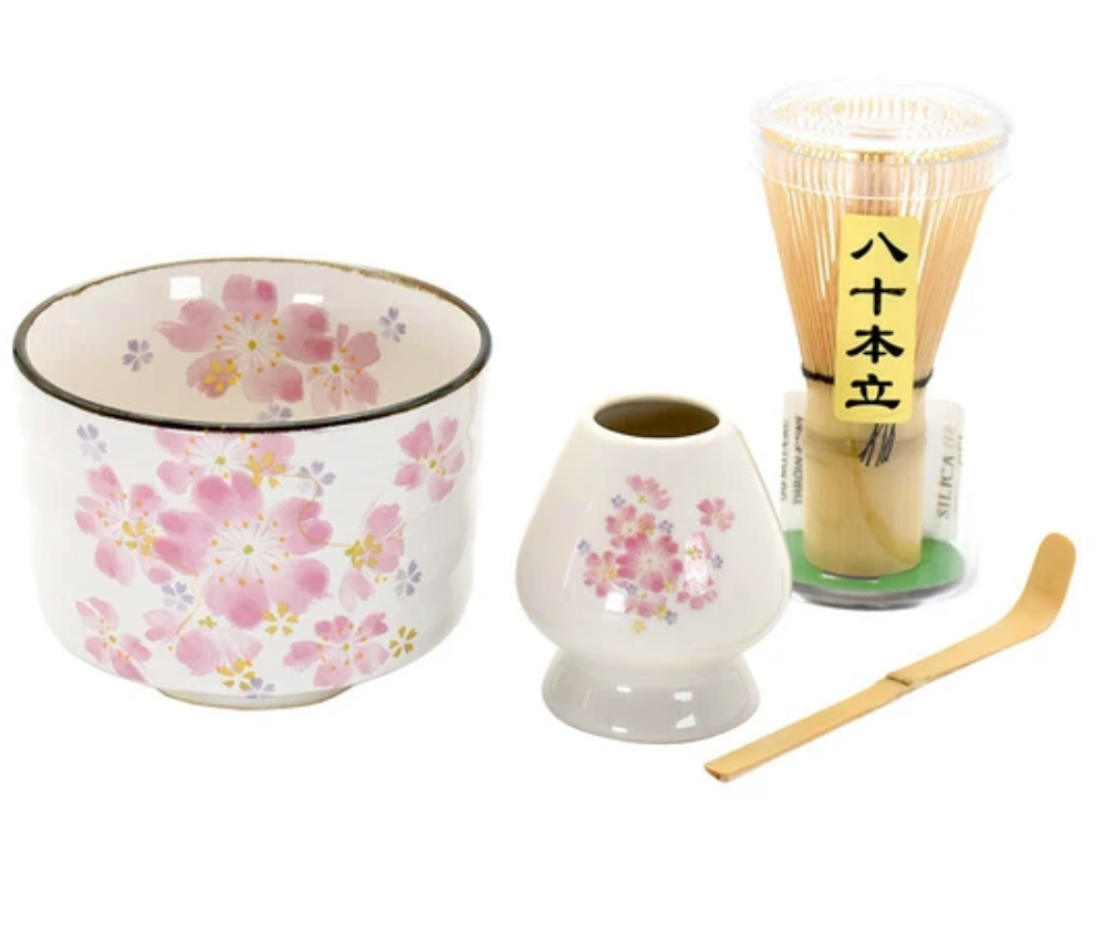 Premium Japanese Matcha 4 piece set Hana Matsuri