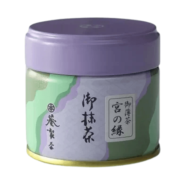 Aoi Seicha matcha in authentic Japanese tea tin