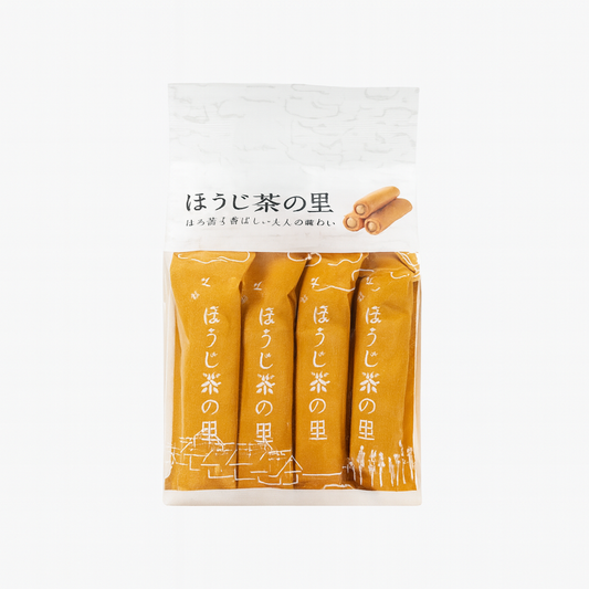 Hoshino Seichaen Rich Hojicha Cream Rolls 10 pcs - Excellent