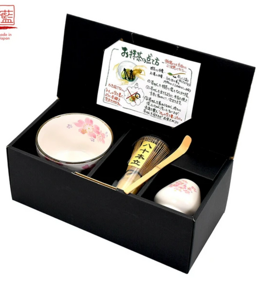 Premium Japanese Matcha 4 piece set Hana Matsuri