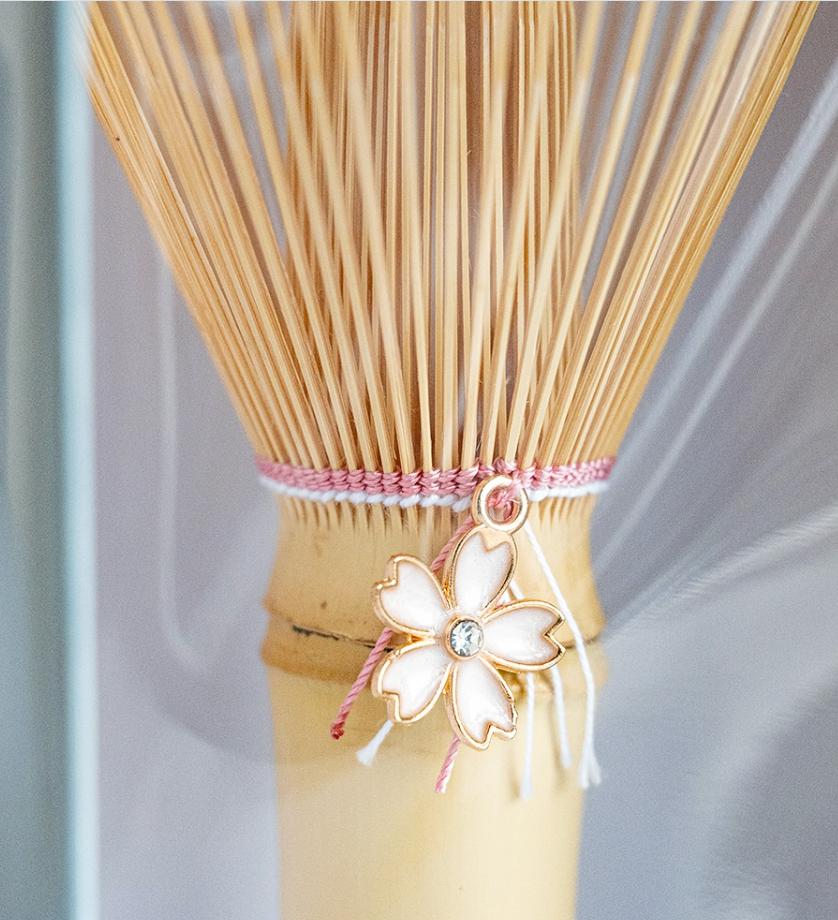 Suikaen Emi Chasen - Cherry Blossom Matcha Bamboo Whisk