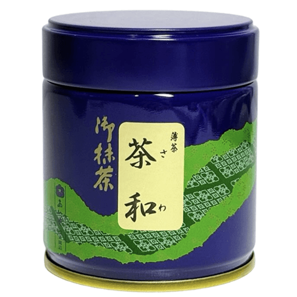 Saijoen matcha collection from Nishio Japan with tea tins